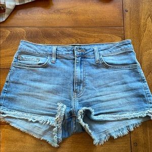 Light Wash Jean Shorts